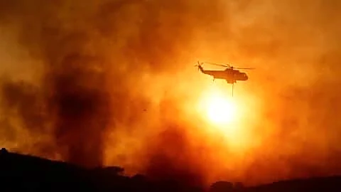 California wildfires force evacuations as Santa Ana winds spread blazes