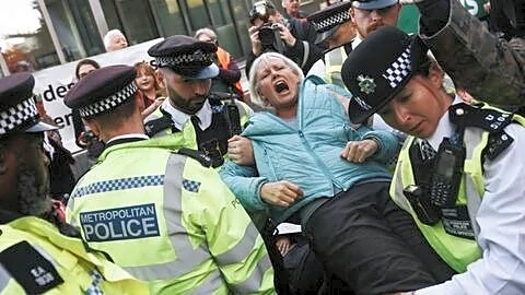 At least 48 arrested at London Palestine Action protest
