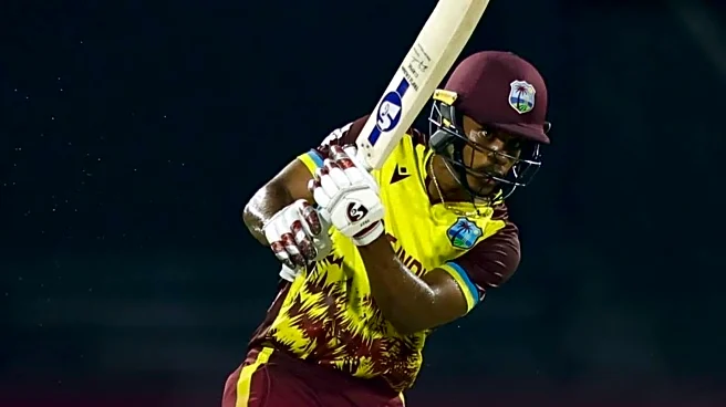 WI's Ackeem Auguste slams his maiden T20I fifty: Stats