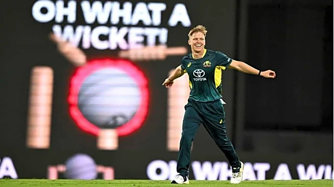 Hobart T20I: Nathan Ellis's three-fer against India goes in vain