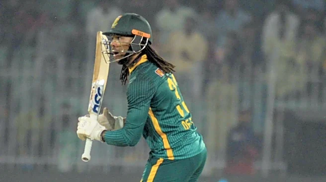 2nd ODI, Tony de Zorzi hammers 76 versus Pakistan: Stats