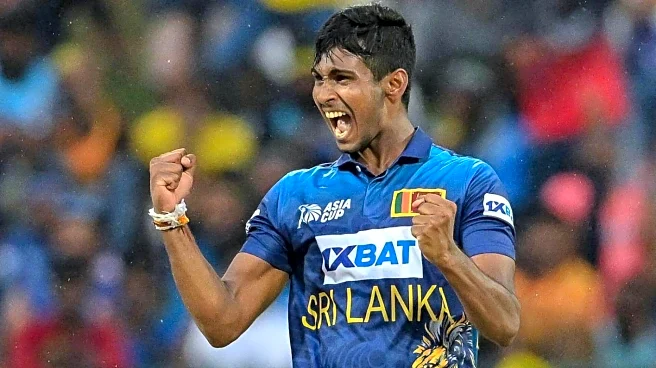 Sri Lanka's Matheesha Pathirana ruled out of Pakistan T20I tri-series