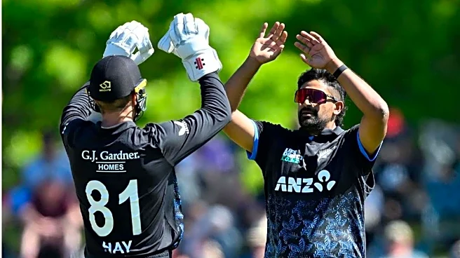 3rd T20I: NZ survive Shepherd-Springer scare to beat WI