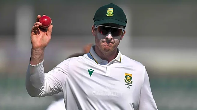 Kolkata Test: Simon Harmer decimates India with four-wicket haul