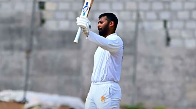 Ravichandran Smaran slams third FC double-century, surpasses 1,000 runs: Stats