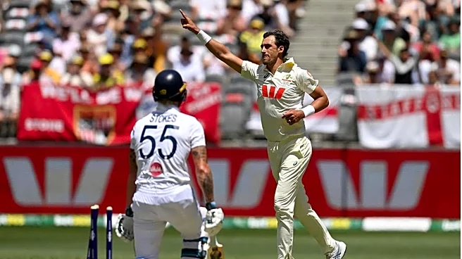 Starc traps Stokes for 10th time in Ashes: Key stats