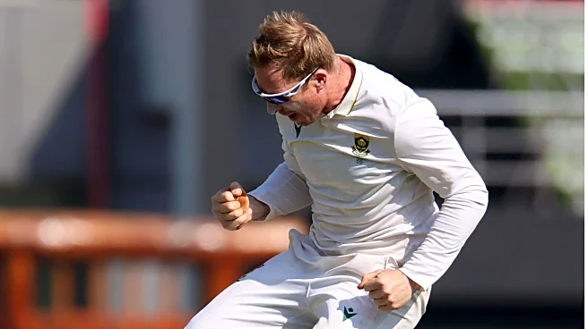 Guwahati Test: Simon Harmer shatters records with six-fer against India