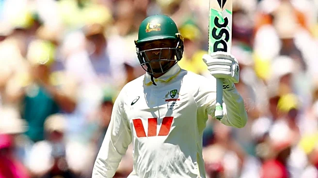 Ashes: Usman Khawaja revives Test career with half-century in Adelaide