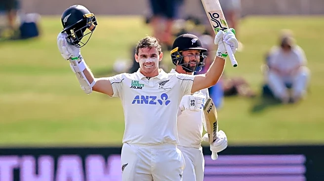 New Zealand's Tom Latham sets records with 15th Test century