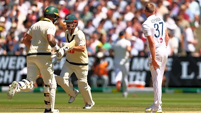 Ashes: England's Gus Atkinson injures hamstring during MCG Test