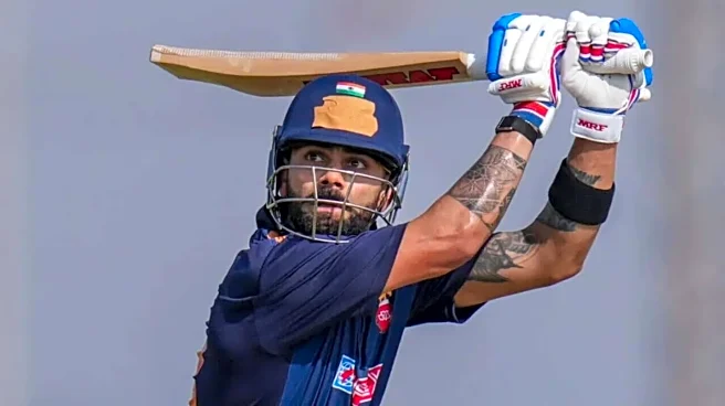 Virat Kohli to miss Delhi's next Vijay Hazare Trophy match