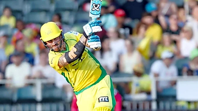 Faf du Plessis becomes 5th player with 1,000 SA20 runs