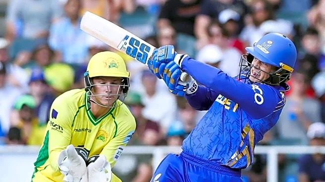 Ryan Rickelton makes records with 2nd century in SA20