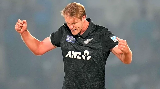 Kyle Jamieson's career-best ODI returns go in vain against India