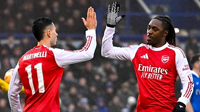 Gabriel Martinelli's hat-trick powers Arsenal to 4-1 win over Portsmouth
