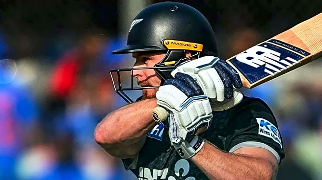 New Zealand's Glenn Phillips slams his second ODI ton: Stats