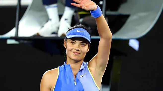Emma Raducanu reaches 2nd round of 2026 Australian Open