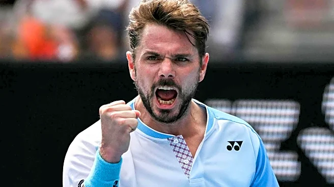 Australian Open: Stan Wawrinka wins Grand Slam match at 40