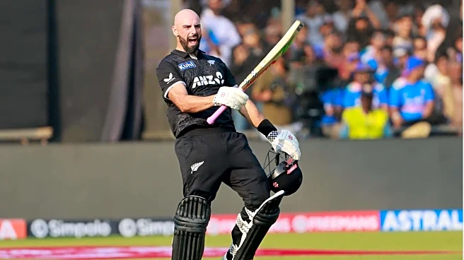 Daryl Mitchell goes past 5,500 runs in T20 cricket: Stats