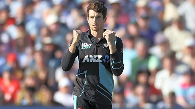 Mitchell Santner boasts economy of 6.33 in T20 WCs: Stats