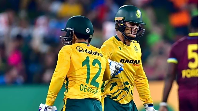 How 2023 chase against WI inspired SA's record T20I win?