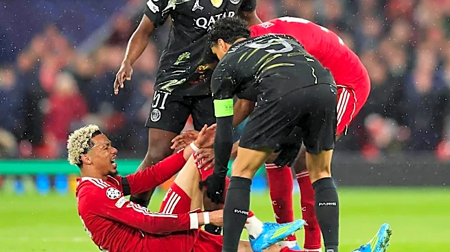 Liverpool's Hugo Ekitike stretchered off against PSG in Champions League