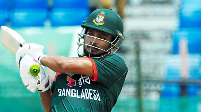 Bangladesh's Najmul Hossain Shanto slams his fourth ODI ton: Stats