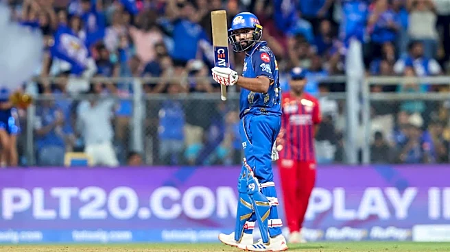 IPL: Rohit Sharma powers MI to record run-chase against LSG