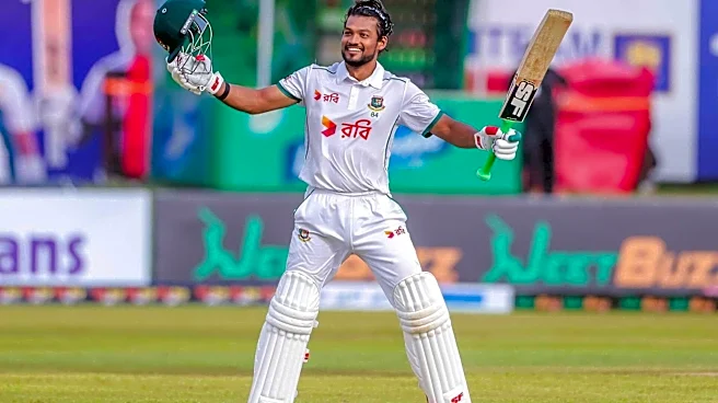 Najmul Hossain Shanto gets to his ninth Test hundred: Stats