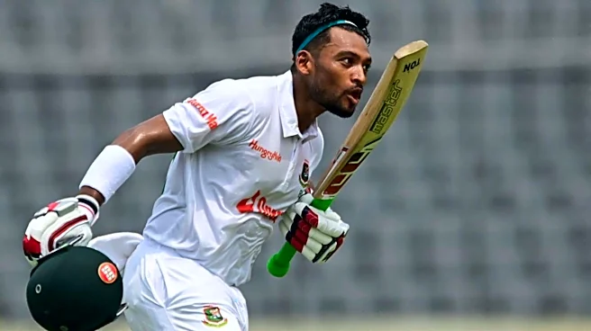 1st Test: Najmul Shanto slams twin 80-plus scores vs Pakistan