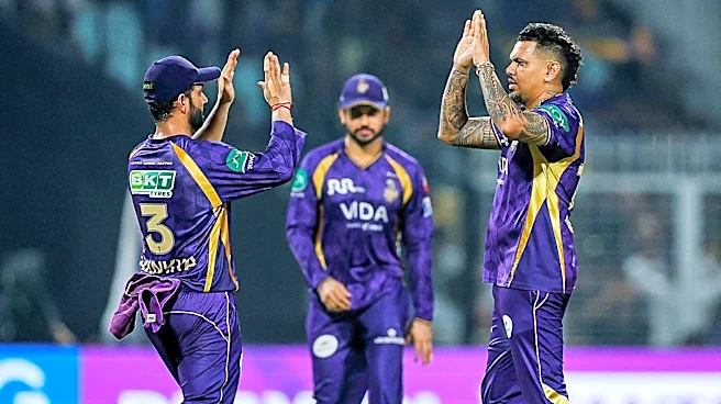 Sunil Narine weaves his magic versus MI at Eden Gardens