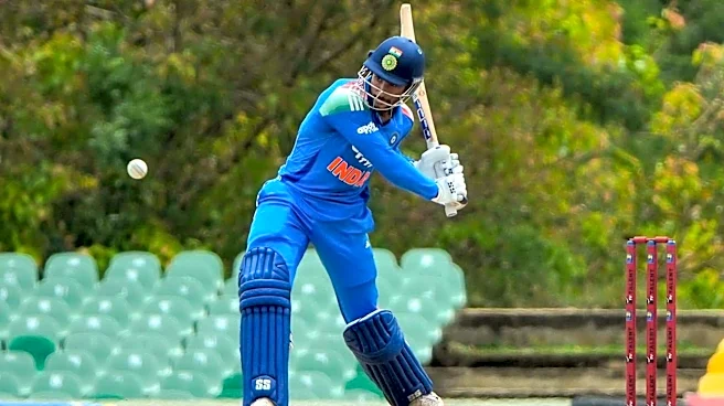 Tilak Varma hammers his fourth fifty of Tri-Nation A Series