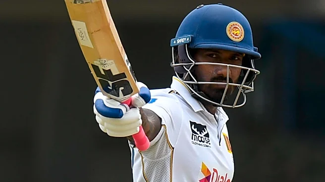 Lahiru Udara slams his maiden Test hundred versus West Indies