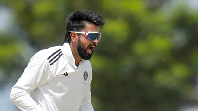 2nd unofficial Test: Saransh Jain displays all-round heroics versus SL-A