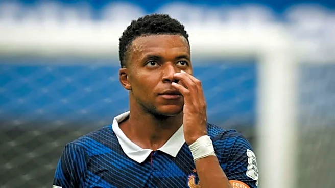 Mbappe reacts after becoming highest scorer in FIFA WC history