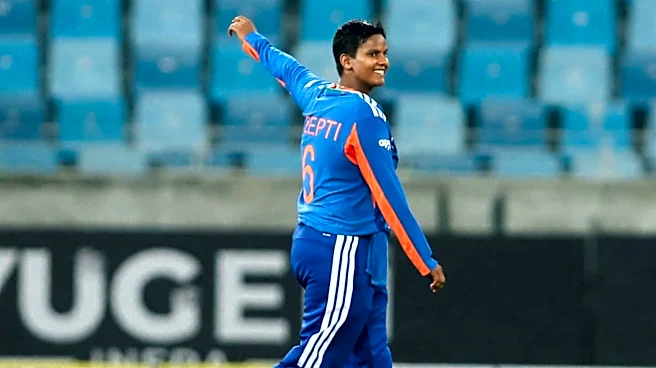 Women's T20 Asia Cup: Deepti Sharma's stunning spell sets records