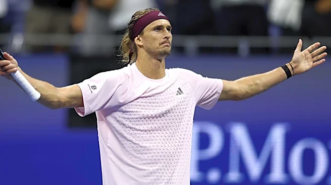 US Open: Alexander Zverev survives thriller against Quentin Halys