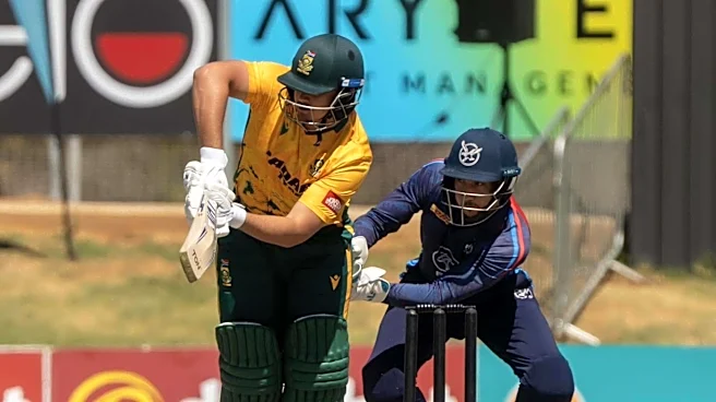 T20I Tri-Series, SA's Lhuan-dre Pretorius slams 101 versus Namibia: Stats