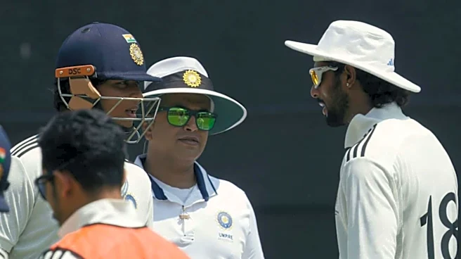 Tilak Varma sledges rampaging Vaibhav Sooryavanshi in Duleep Trophy final