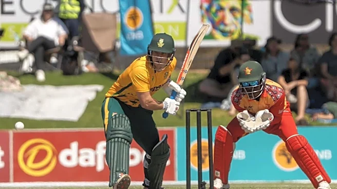 T20I Tri-Series final: SA's Jordan Hermann slams 53 versus Zimabwe