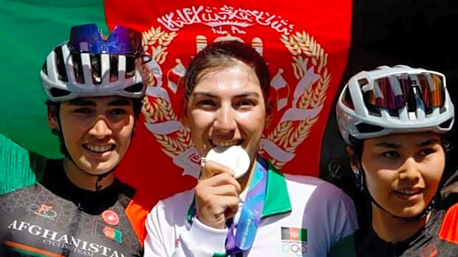 Afghan cyclist wins Asian Games silver while disguised as man