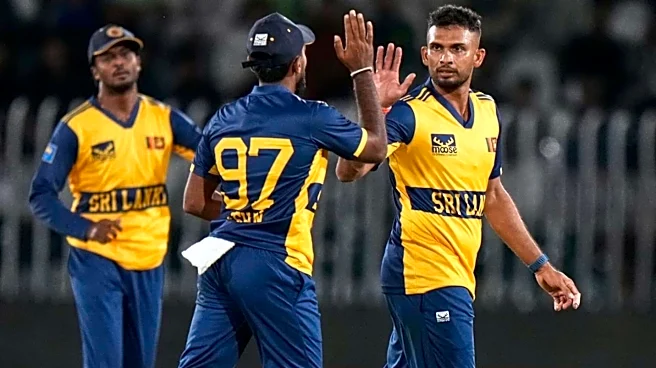 Sri Lanka's Dasun Shanaka races to 50 T20I wickets: Stats