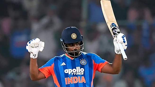 Sanju Samson shines versus West Indies, surpasses 100 T20I sixes