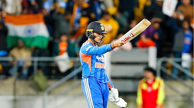 Abhishek Sharma scripts records with his 4th T20I hundred: Stats