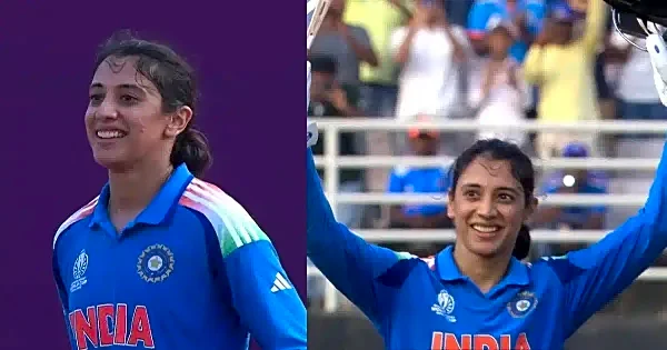 Play of the day: Smriti Mandhana smashes 14th ODI ton in 2025 Women’s World Cup clash vs New Zealand Women