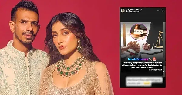 Yuzvendra Chahal takes indirect dig at Dhanashree Verma after Delhi High Court’s decision on alimony; deletes later