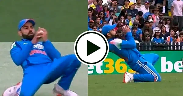 WATCH: Virat Kohli takes sharp catch at square leg to dismiss Matthew Short in 3rd ODI; latter’s reaction surfaces