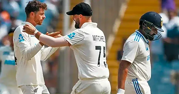 On This Day: New Zealand won their maiden Test series in India; hammering Rohit Sharma’s team in second Test