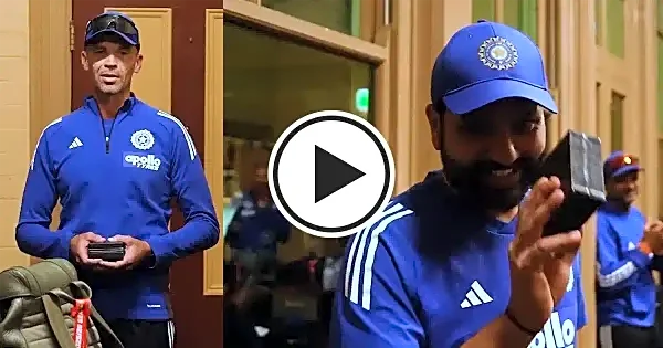 WATCH: Rohit Sharma wins ‘Impact player of the series’ in Indian dressing after 3rd ODI vs Australia
