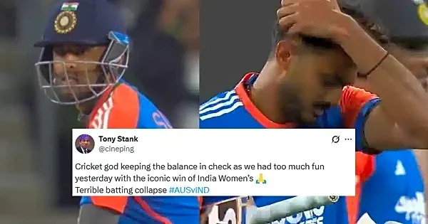 Terrible batting collapse: Fans react after India lose half their side in 8th over in 2nd T20I vs Australia at MCG
